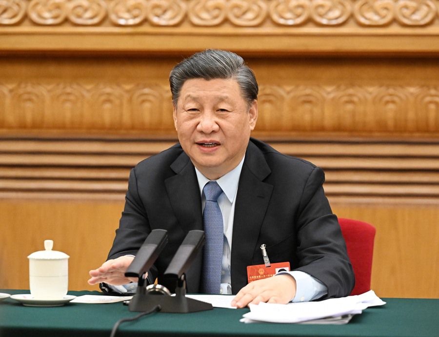 （两会受权发布）习近平在参加江苏代表团审议时强调 牢牢把握高质量发展这个首要任务